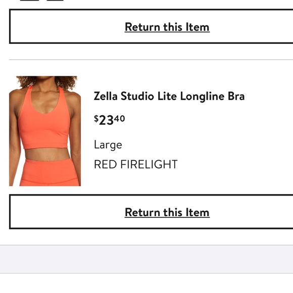 Zella Studio Lite Longline Bra - Picture 4 of 4